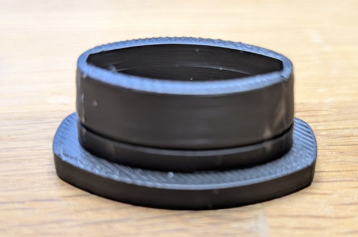 Version 15 with added outer lip to prevent the insert sliding into the topper